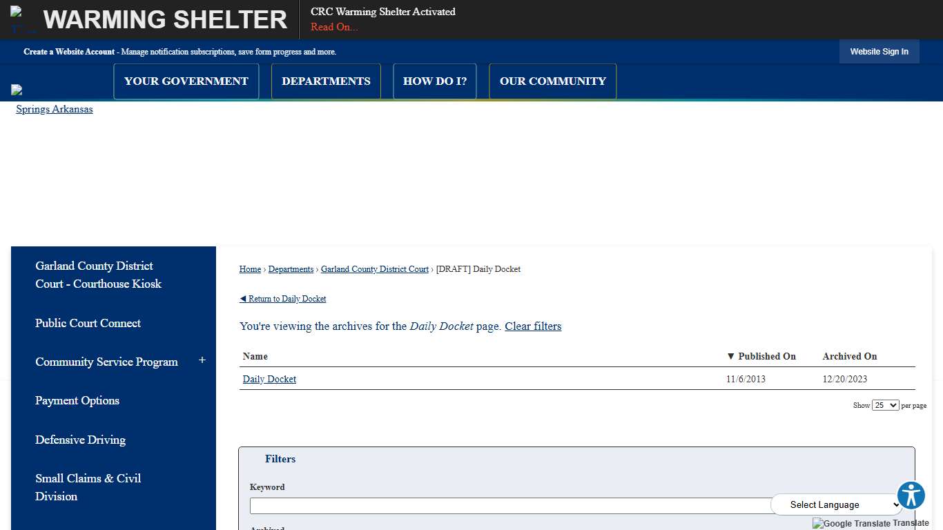Hot Springs, AR - Official Website